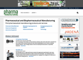 Pharmamanufacturingdirectory.com thumbnail