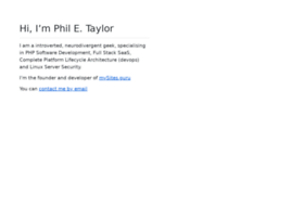 Phil-taylor.com thumbnail