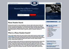 Phonenumbers.org thumbnail