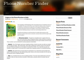 Phonenumbersfinder.wordpress.com thumbnail