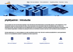 Phpmyadmin.nl thumbnail