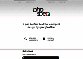 Phpspec.net thumbnail