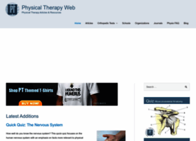Physicaltherapyweb.com thumbnail