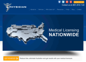 Physicianlicensing.com thumbnail