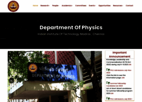Physics.iitm.ac.in thumbnail