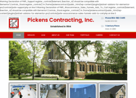 Pickensroofing.com thumbnail