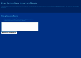 Pickrandomname.com thumbnail