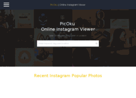 Picoku Com At Wi Picoku An Online Instagram Viewer website informer informer technologies inc