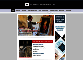 Pictureframingmagazine.com thumbnail