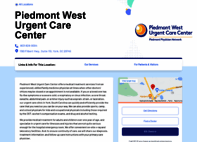 Piedmontwesturgentcare.com thumbnail