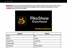 Pikashows.net.in thumbnail