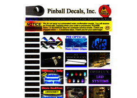 Pinballdecals.com thumbnail