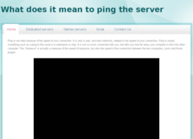 Ping-the-server.com thumbnail
