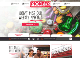 Pioneersupermarkets.com thumbnail