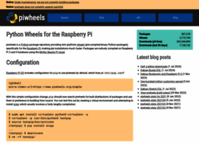 Piwheels.org thumbnail Piwheels.org thumbnail