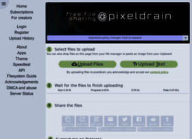 Pixeldrain.com thumbnail