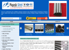 Piyushsteel.co.in thumbnail