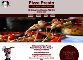 Pizzapresto.co.uk thumbnail