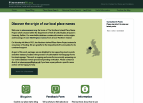 Placenamesni.org thumbnail