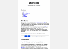 Plaintxt.org thumbnail