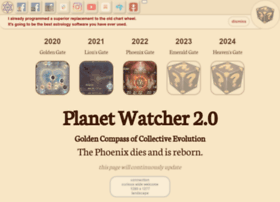 planetwatcher.com at WI. Planet Watcher 2.0 - Golden Compass of
