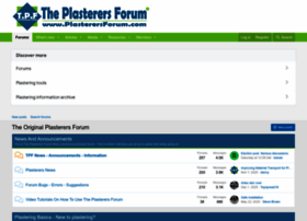 Plasterersforum.com thumbnail