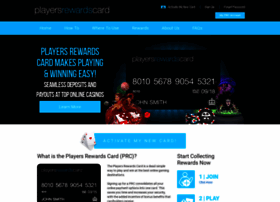 Playersrewardscard.com thumbnail