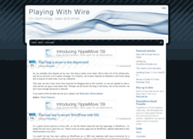 Playingwithwire.com thumbnail
