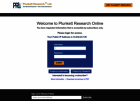 Plunkettresearchonline.com thumbnail