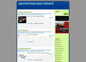 Plywoodboatplansinboard.blogspot.com thumbnail