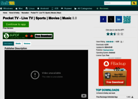 Pocket-tv-live-tv-sports-movies-music.soft112.com thumbnail