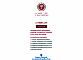Poczta.uwb.edu.pl thumbnail