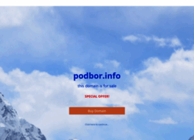 Podbor.info thumbnail