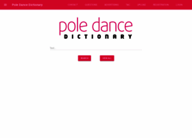 Poledancedictionary.com thumbnail