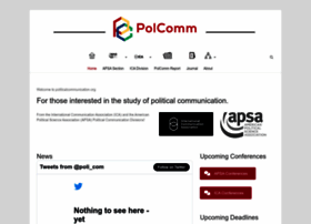 Politicalcommunication.org thumbnail
