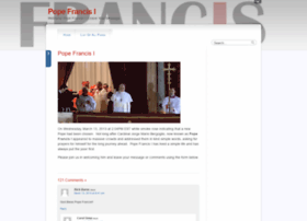 Popefrancis.org thumbnail