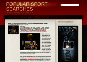 Popularsportsearches.com thumbnail