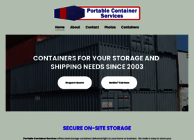 Portablecontainerservices.com thumbnail