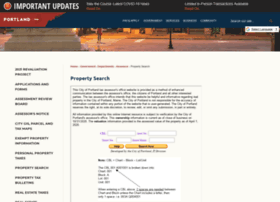 Portlandassessors.com thumbnail