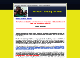 Positivethinkingforkids.com thumbnail