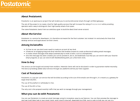 Postatomic.org thumbnail