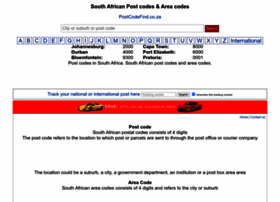 Postcodefind.co.za thumbnail