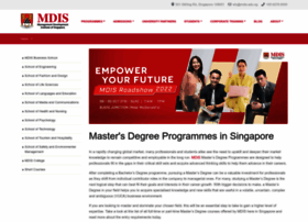 Postgraduate.mdis.edu.sg thumbnail