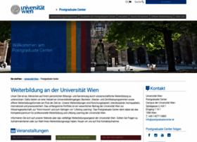 Postgraduatecenter.at thumbnail