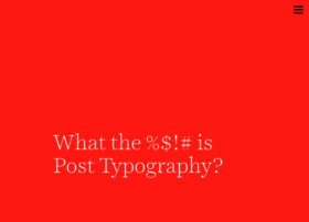 Posttypography.com thumbnail