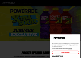 Powerade.com thumbnail