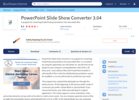 Powerpoint-slide-show-converter.software.informer.com thumbnail
