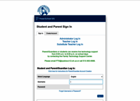 powerschool.cps-k12.org at WI. Student and Parent Sign In