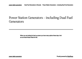 Powerstationgenerators.com thumbnail