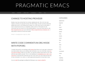 Pragmaticemacs.com thumbnail